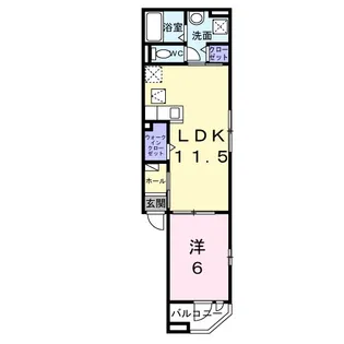 神奈川県小田原市飯泉【アパート】の間取り