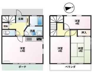 ウィデットコートの間取り