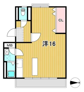 海野ビル【4階】の間取り