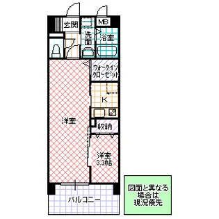 インプレス【4階】の間取り