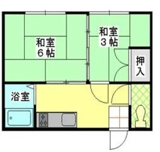 ひまわり荘【1階】の間取り