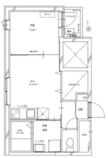 東京都台東区入谷2【マンション】の間取り