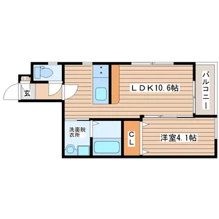 Julia(ユーリア)I【1階】の間取り