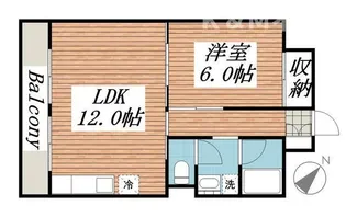 山口マンション【2階】の間取り
