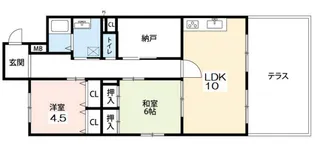 京都府京都市上京区北蟹屋町【マンション】の間取り