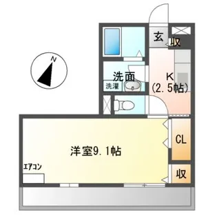 オーベルジュ【2階】の間取り