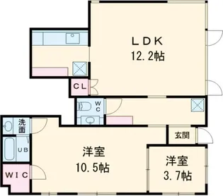 テラスレジデンス西池袋【1階】の間取り