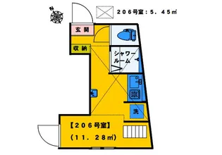 MH MAISON高田馬場【2階】の間取り