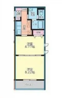 グロアール大宮【3階】の間取り