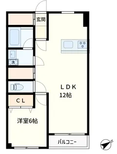 サマリヤブランハウス【2階】の間取り