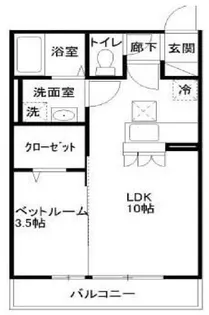 東京都練馬区高松6【マンション】の間取り