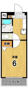 パルテール西川【2階】の間取り