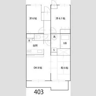 エマーレふじみ野【4階】の間取り