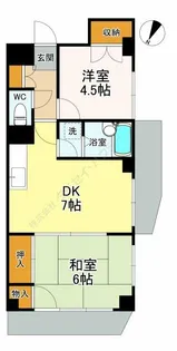 東京都大田区山王3【マンション】の間取り