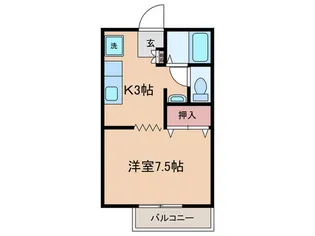 パナソフィー牛田【2階】の間取り