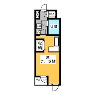 第2エクセルねり善【2階】の間取り