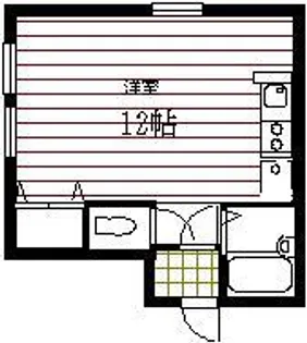 ベルヴューハウス【1階】の間取り