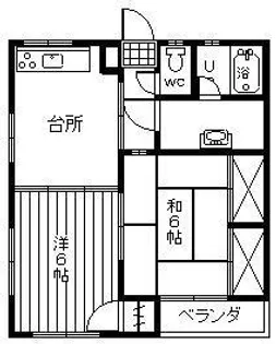 メゾンK【2階】の間取り
