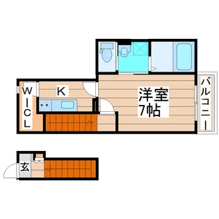 セレナヴィラ落合【2階】の間取り