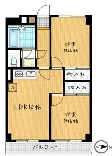 麻生第一ビル【5階】の間取り