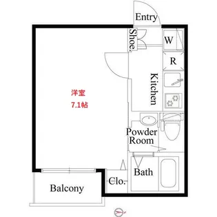 ソレイユ糀谷【1階】の間取り