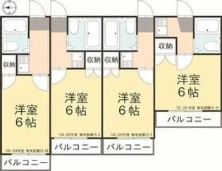 テラスK2【1階】の間取り