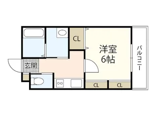 スカーレット海老園【1階】の間取り