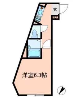 東京都板橋区成増3【アパート】の間取り