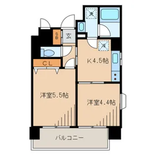 サンクエトワール【7階】の間取り