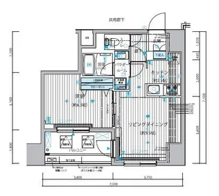 メインステージ入谷II【3階】の間取り