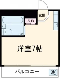 東京都世田谷区成城9【マンション】の間取り