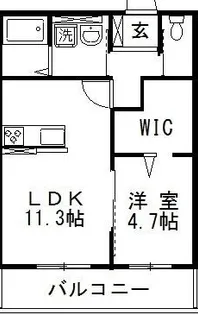 コンフォール【1階】の間取り