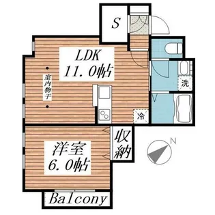 Esperanza戸越【2階】の間取り