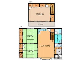 北海道中川郡池田町字西三条8【一戸建】の間取り