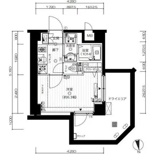 ラ・シード馬込レフィナード【1階】の間取り
