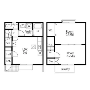 カーサ・デルーチェ【1階】の間取り