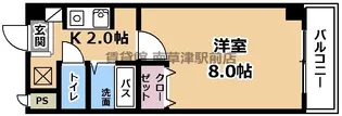 郁文館【4階】の間取り