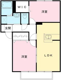 アンティエール A【2階】の間取り