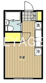 マンションソーキII【4階】の間取り