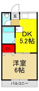 第3丸三マンション【2階】の間取り