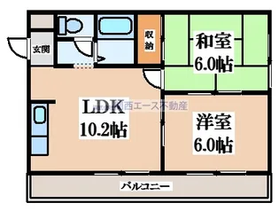 プレアール蔀屋本町【3階】の間取り