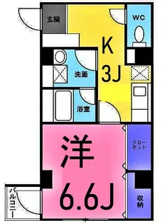 コルソ アダージョ【5階】の間取り