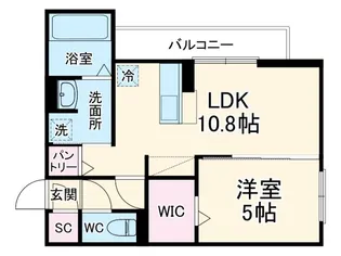 グラシューズ【3階】の間取り