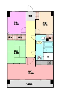 アルス台原【1階】の間取り