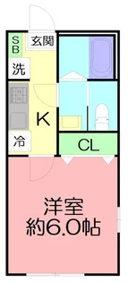 仮称)Wisteria Lagoon 大鋸3丁目【1階】の間取り