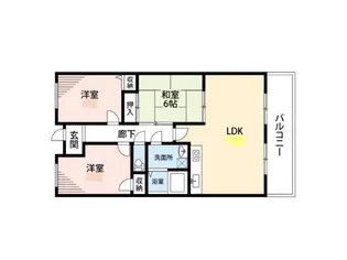 ニチゴマンションII【1階】の間取り