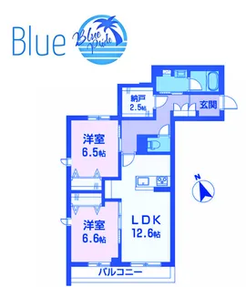 シャーメゾン湘南松が丘II【2階】の間取り