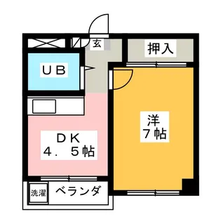 ジュリアハイツ【3階】の間取り