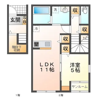 Altius【2階】の間取り