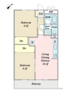 CASAプレステージ【1階】の間取り